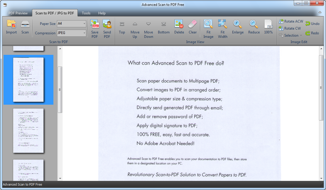 picture into pdf