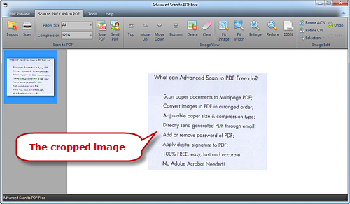 How to Edit Image in PDF files? – Advanced Scan to PDF Free